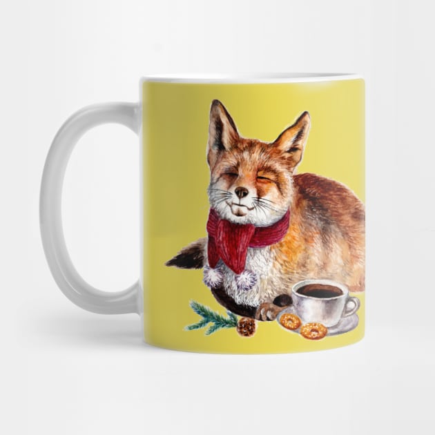 Coffee Fox by annashell